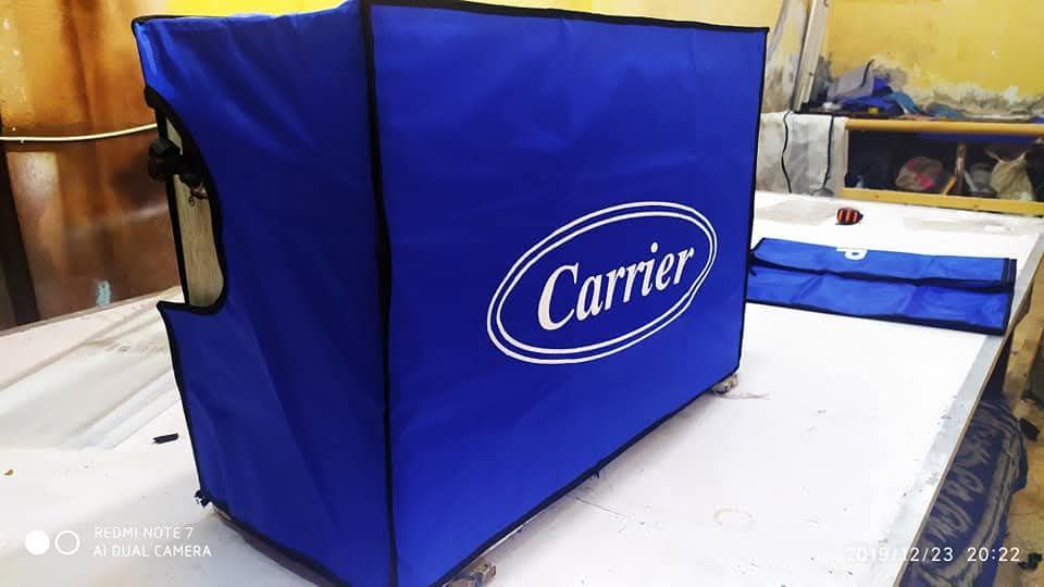 غطاء تكييف على الوحدة الخارجية